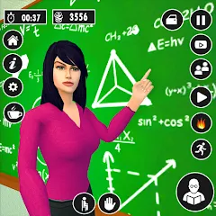 Скачать High School Teacher Life Game [MOD: много денег и всё открыто] на телефон