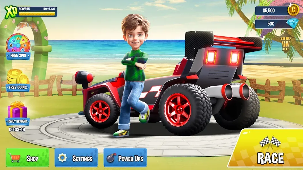 Mini Car Racing Game Legends [MOD: безлимитные деньги и все машины открыты] последняя версия — скриншот 4