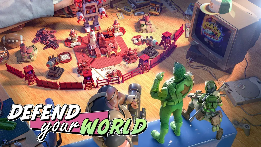 Скачать TOY WARS [MOD: безлимитные монеты и оружие] на телефон — скриншот 4