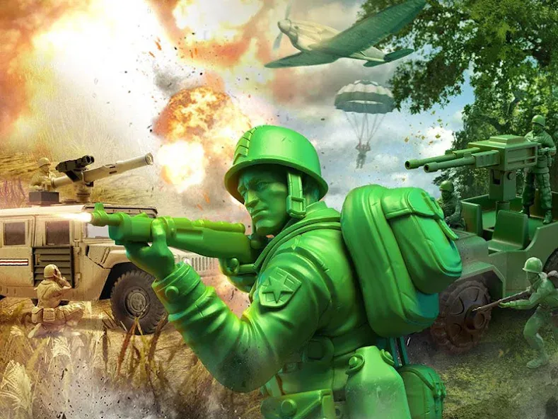 TOY WARS BETA [MOD: много денег и оружия] на Андроид — скриншот 1