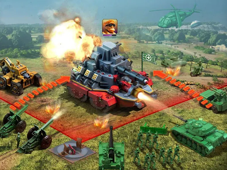 TOY WARS BETA [MOD: много денег и оружия] на Андроид — скриншот 3
