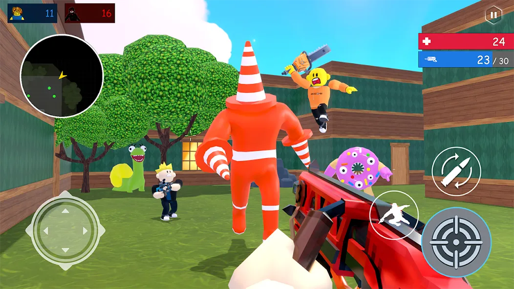 Alphabet Shooter: Survival FPS [MOD: безлимитные патроны и усиленный урон] (Бесплатно / APK) — скриншот 4