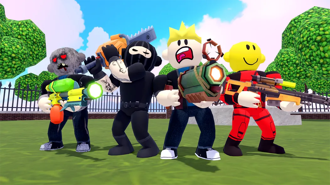 Alphabet Shooter: Survival FPS [MOD: безлимитные патроны и усиленный урон] (Бесплатно / APK) — скриншот 5