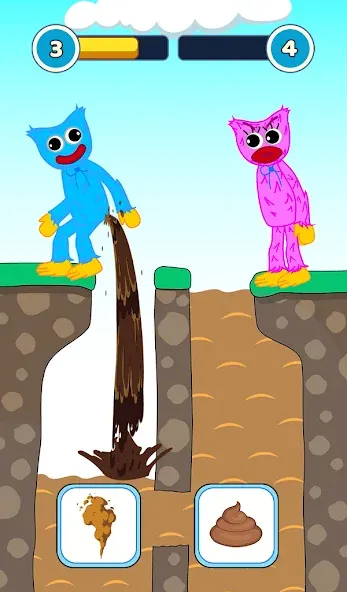Взломанная Hugy's Funny Animated Story [MOD: все истории открыты и без рекламы] на Андроид — скриншот 2