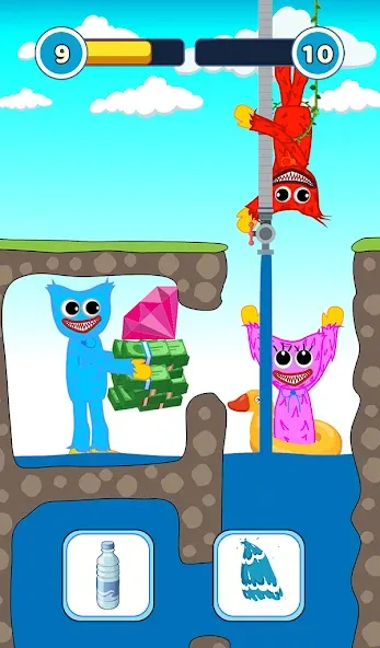 Взломанная Hugy's Funny Animated Story [MOD: все истории открыты и без рекламы] на Андроид — скриншот 5
