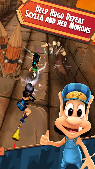 Hugo Troll Race 2: Rail Rush [MOD: безлимитные деньги и жизни] на Андроид — скриншот 3