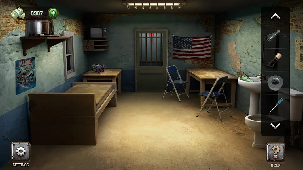 100 Doors - Escape from Prison [MOD: открыты все двери и уровни] — Скачать бесплатно (APK) — скриншот 2