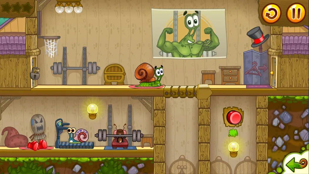 Snail Bob 2 [MOD: безлимитные жизни и все уровни открыты] — Скачать бесплатно (APK) — скриншот 2