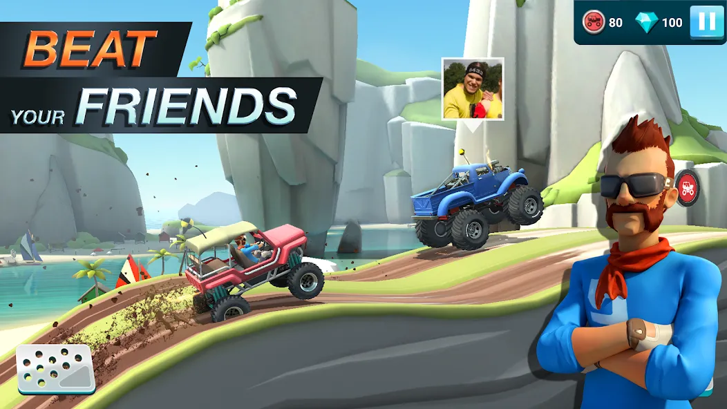 MMX Hill Dash 2 – Offroad Truc [MOD: безлимитные деньги и топливо] (Бесплатно / APK) — скриншот 4