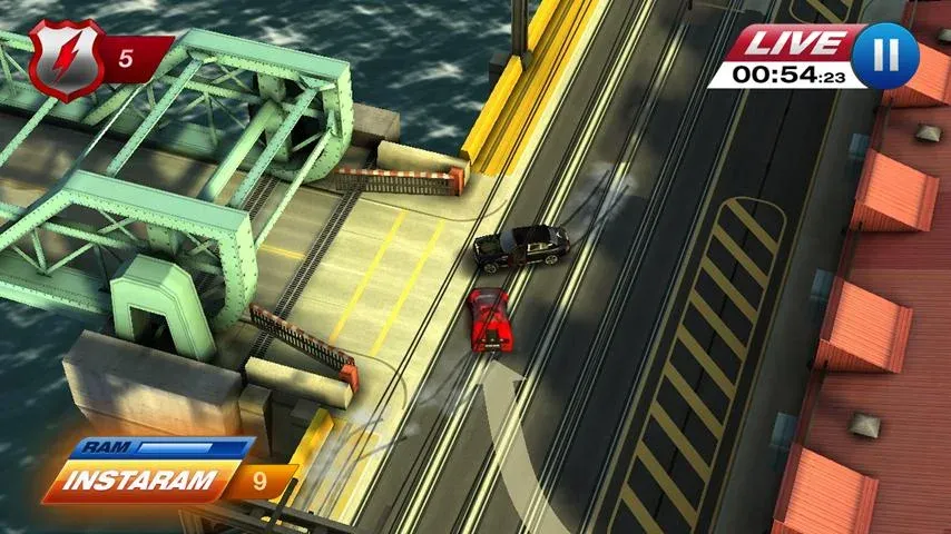 Скачать взлом Smash Cops Heat [MOD: безлимитные деньги и топливный буст] — скриншот 1