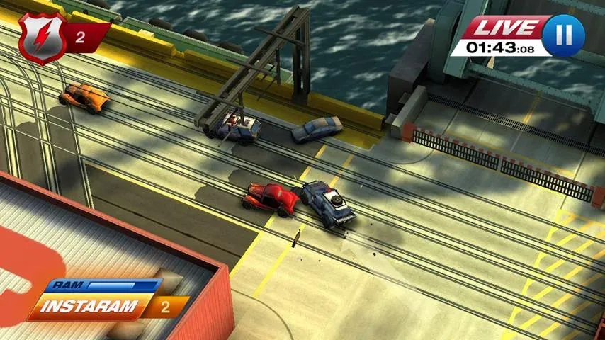 Скачать взлом Smash Cops Heat [MOD: безлимитные деньги и топливный буст] — скриншот 4