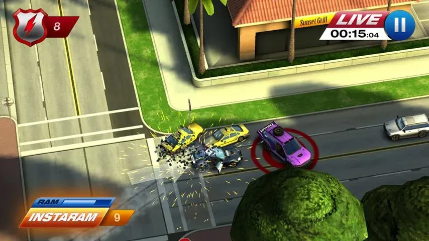 Скачать взлом Smash Cops Heat [MOD: безлимитные деньги и топливный буст] — скриншот 5