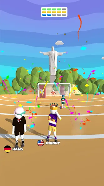 Goal Party - Soccer Freekick [MOD: безлимитные деньги и все мячи] — Скачать бесплатно (APK) — скриншот 1