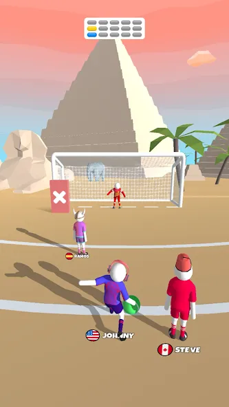 Goal Party - Soccer Freekick [MOD: безлимитные деньги и все мячи] — Скачать бесплатно (APK) — скриншот 3