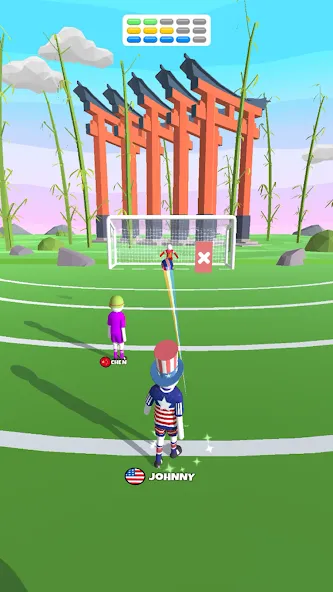 Goal Party - Soccer Freekick [MOD: безлимитные деньги и все мячи] — Скачать бесплатно (APK) — скриншот 4