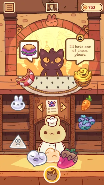 Взломанная BunnyBuns [MOD: много денег и все предметы открыты] на Андроид — скриншот 1