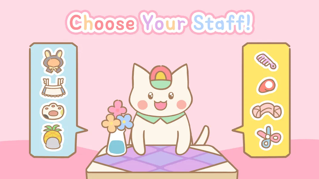 Взломанная Cat Spa [MOD: безлимитные деньги и все открыто] на Андроид — скриншот 2