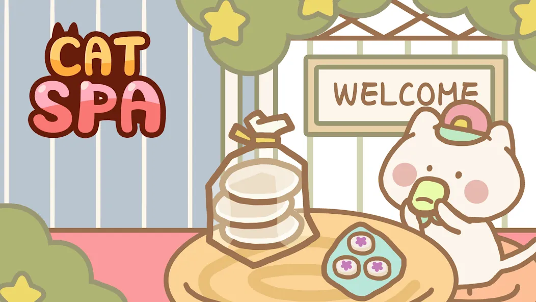 Взломанная Cat Spa [MOD: безлимитные деньги и все открыто] на Андроид — скриншот 5