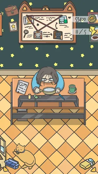 Скачать Hidden Cats Detective Agency [MOD: все коты найдены сразу] на телефон — скриншот 1