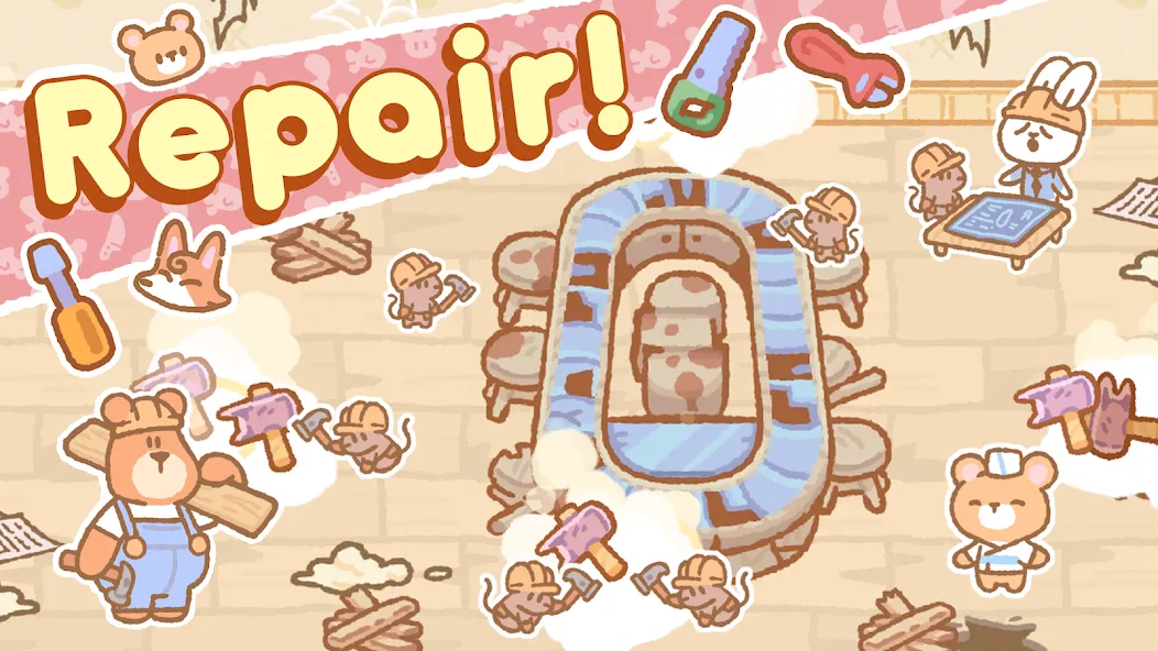 Скачать Kuma Sushi Bar [MOD: много денег и все рецепты открыты] — скриншот 4
