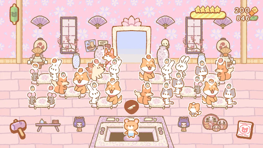 Скачать Kuma Sushi Bar [MOD: много денег и все рецепты открыты] — скриншот 5