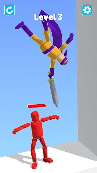 Ragdoll ninja: Imposter hero [MOD: безлимитные деньги и все уровни] последняя версия — скриншот 4