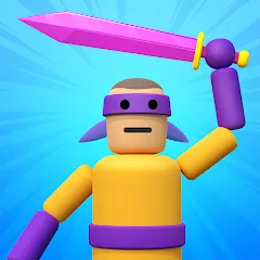 Ragdoll ninja: Imposter hero [MOD: безлимитные деньги и все уровни] последняя версия