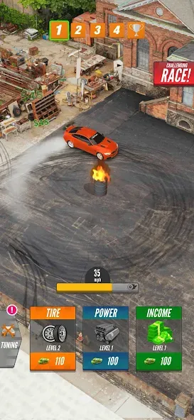Скачать Drift 2 Drag [MOD: безлимитные деньги и топливо] — скриншот 1