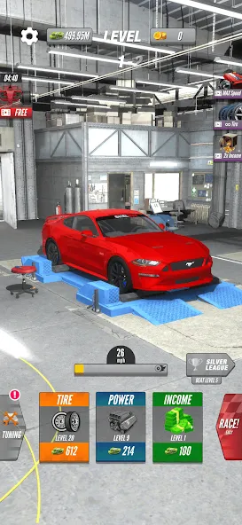 Dyno 2 Race - Car Tuning [MOD: безлимитные деньги и улучшенный тюнинг] — Скачать бесплатно (APK) — скриншот 4