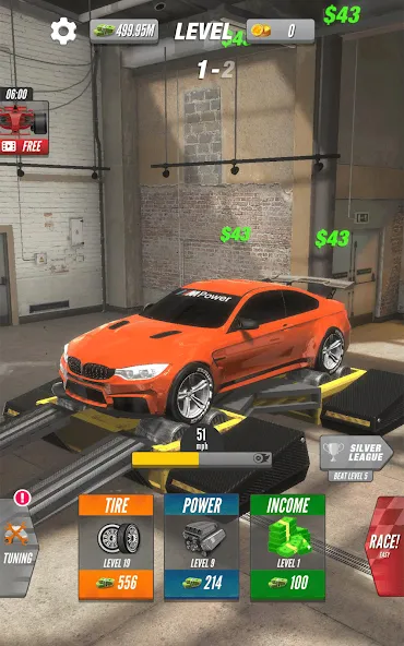 Dyno 2 Race - Car Tuning [MOD: безлимитные деньги и улучшенный тюнинг] — Скачать бесплатно (APK) — скриншот 5