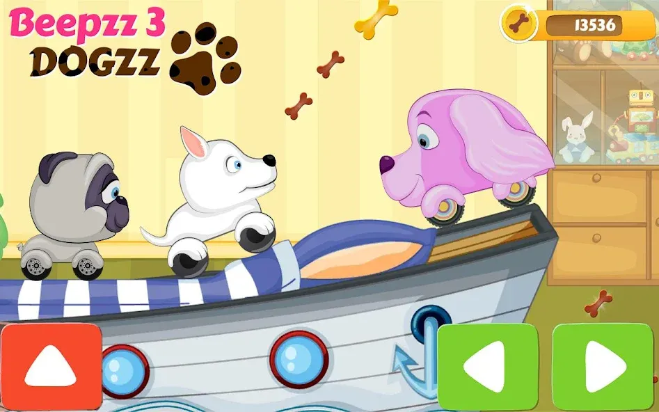 Скачать Racing games for kids - Dogs [MOD: открыты все машинки и трассы] на телефон — скриншот 1
