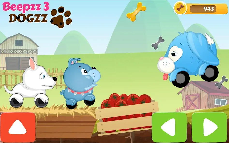 Скачать Racing games for kids - Dogs [MOD: открыты все машинки и трассы] на телефон — скриншот 2