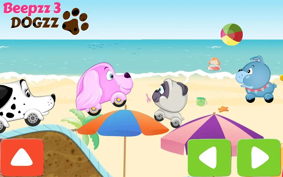Скачать Racing games for kids - Dogs [MOD: открыты все машинки и трассы] на телефон — скриншот 5