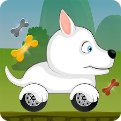 Скачать Racing games for kids - Dogs [MOD: открыты все машинки и трассы] на телефон