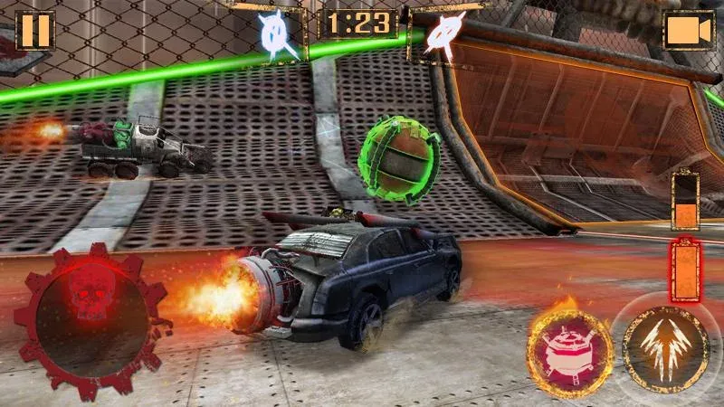 Rocket Car Ball [MOD: безлимитные деньги и топливо] (Бесплатно / APK) — скриншот 1