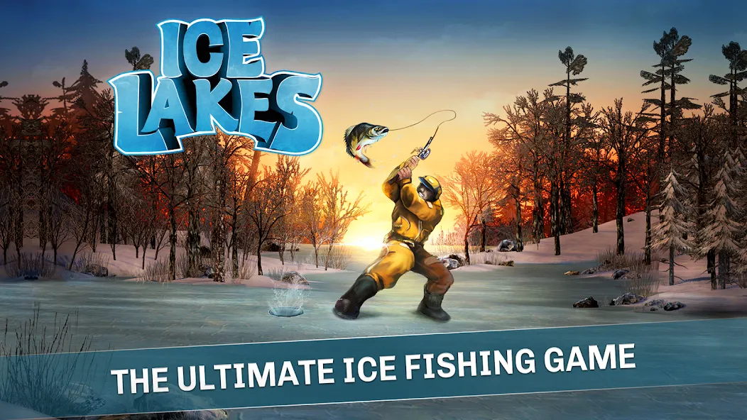 Взломанная Ice Lakes [MOD: неограниченные ресурсы и рыбалка без ограничений] на Андроид — скриншот 1
