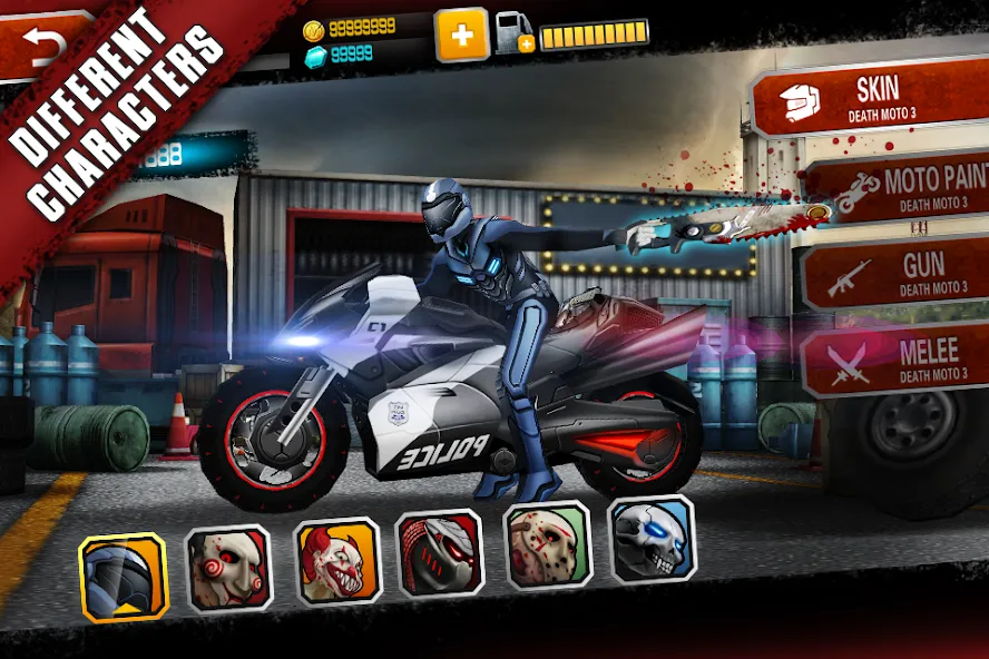 Скачать Death Moto 3 : Fighting Rider [MOD: безлимитные деньги и открыты уровни] — скриншот 5