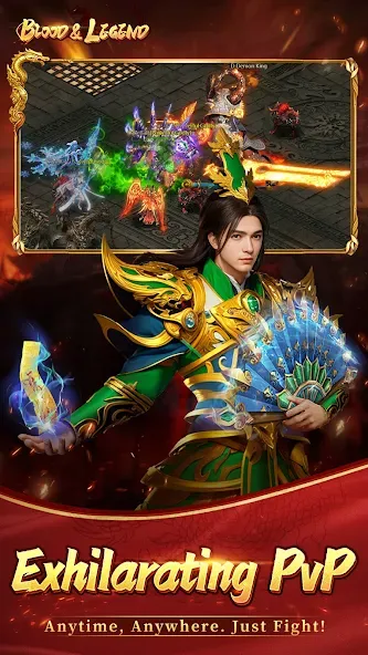 Blood&Legend:Dragon King idle [MOD: много денег и усиленные герои] (Бесплатно / APK) — скриншот 3