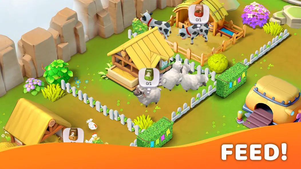 Island Farm Adventure [MOD: много денег и ресурсов] последняя версия — скриншот 5