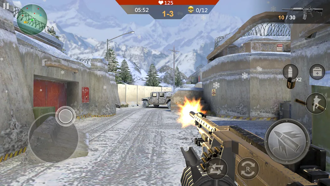 Скачать Gun Strike Shoot 3D [MOD: безлимитные деньги и оружие] — скриншот 2
