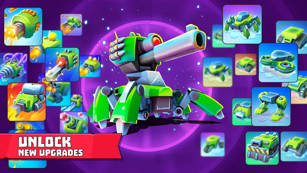 Tanks a Lot - 3v3 Battle Arena [MOD: безлимитные деньги и всё открыто] — Скачать бесплатно (APK) — скриншот 4