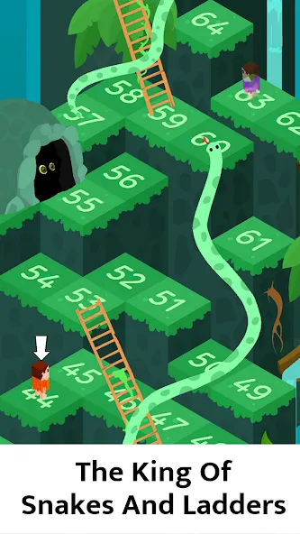 Snakes and Ladders Board Games [MOD: безлимитные ходы и все уровни] последняя версия — скриншот 1