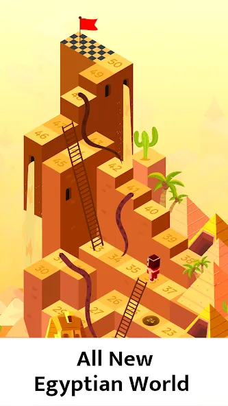 Snakes and Ladders Board Games [MOD: безлимитные ходы и все уровни] последняя версия — скриншот 4