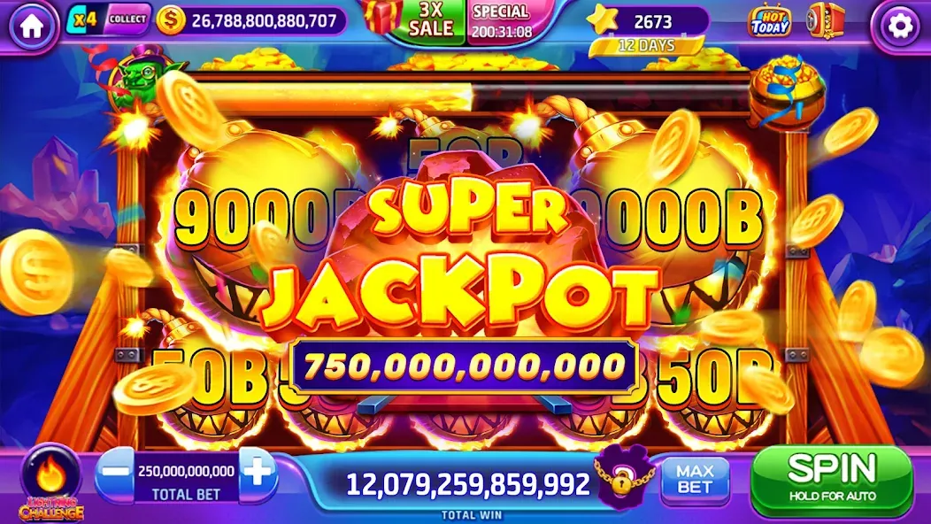 Lava Slots - Casino Games [MOD: безлимитные монеты и все бонусы] (Бесплатно / APK) — скриншот 4