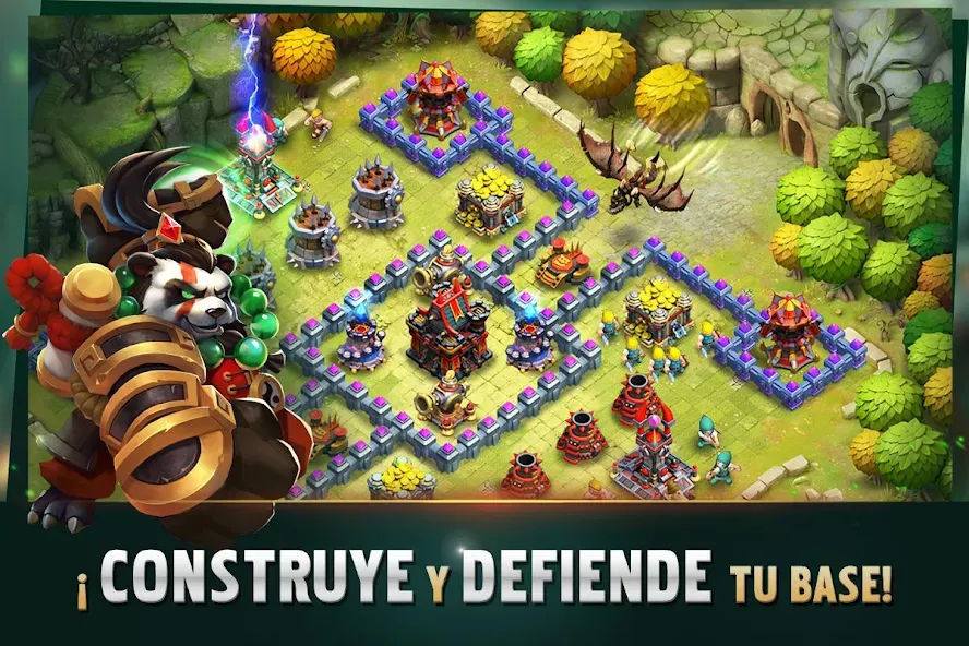 Clash of Lords 2: Español [MOD: безлимитные ресурсы и усиленные герои] (Бесплатно / APK) — скриншот 1