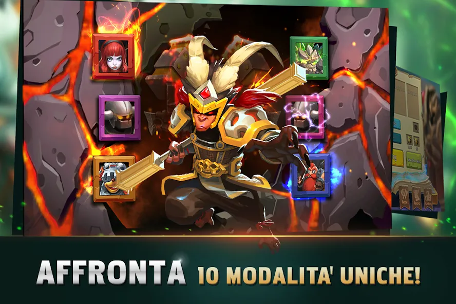 Clash of Lords 2: Italiano [MOD: безлимитные ресурсы и усиленные герои] на Андроид — скриншот 5