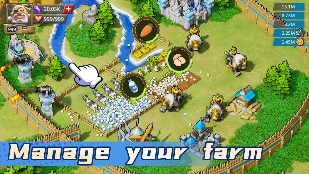 Lords Mobile: Kingdom Wars [MOD: безлимитные ресурсы и мощная армия] на Андроид — скриншот 1