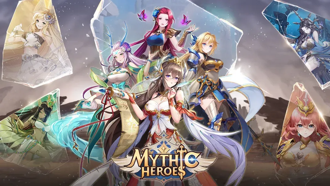 Mythic Heroes: Idle RPG [MOD: безлимитные ресурсы и быстрая прокачка] (Бесплатно / APK) — скриншот 1