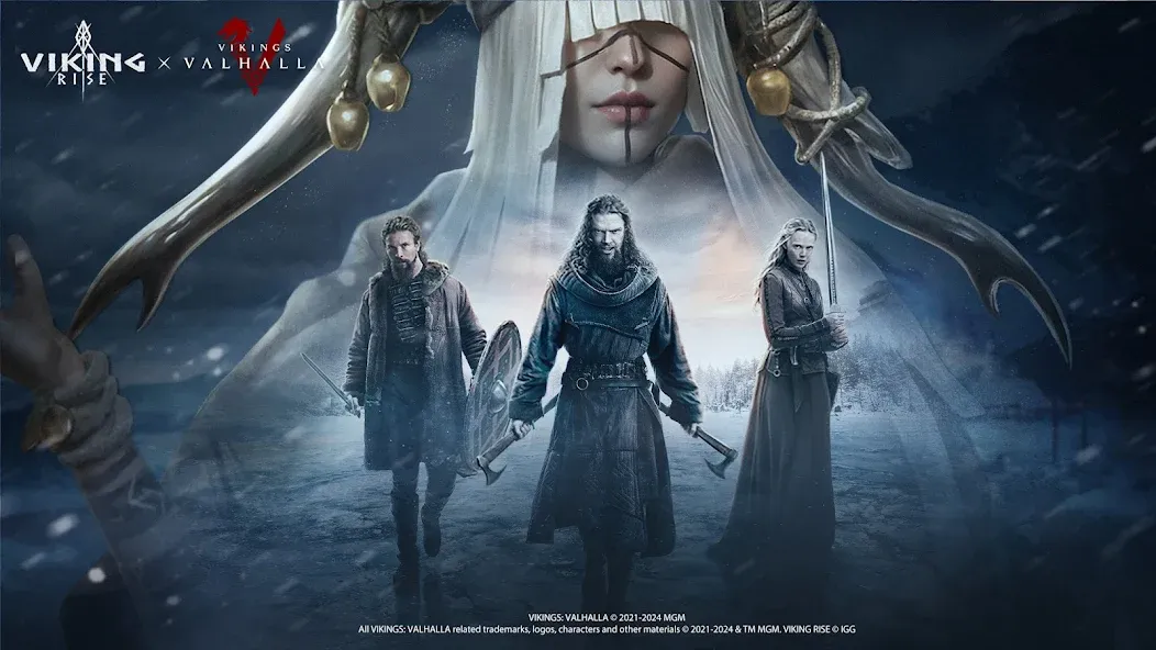 Viking Rise: Valhalla [MOD: безлимитные ресурсы и ускоренное строительство] — Скачать бесплатно (APK) — скриншот 1