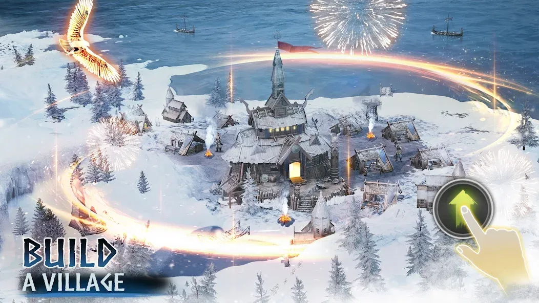 Viking Rise: Valhalla [MOD: безлимитные ресурсы и ускоренное строительство] — Скачать бесплатно (APK) — скриншот 3